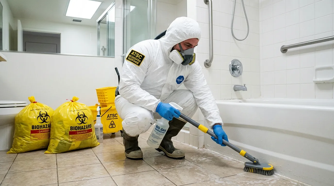 Decontamination equipment deployed for Blood Cleanup in Minnetonka Mills